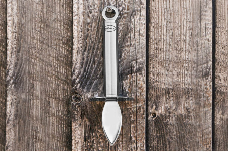 Couteau à huître Rösle en inox avec garde - 18cm