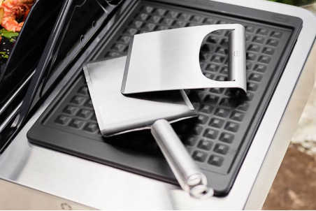 Spatule de cuisine Rösle pour plancha en acier inox 18/10