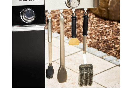 Brosse de nettoyage pour barbecue Rösle Slide X 47cm - poils en inox