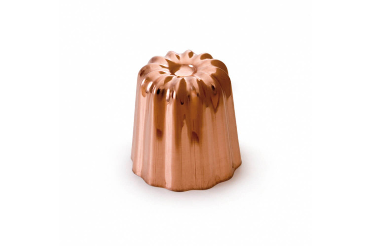 Moule à cannelé en cuivre De Buyer diamètre 3,5cm