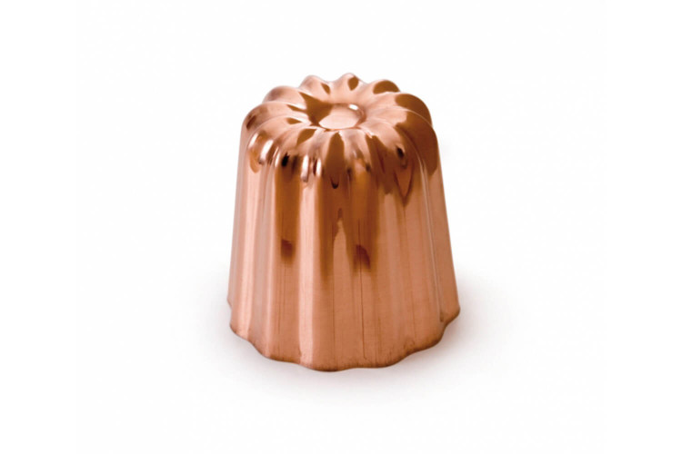 Moule à cannelé en cuivre De Buyer diamètre 5,5cm