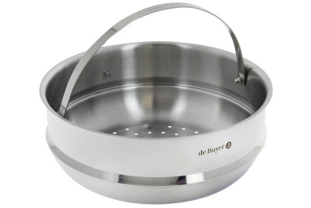Panier vapeur en acier inoxydable De Buyer 24cm