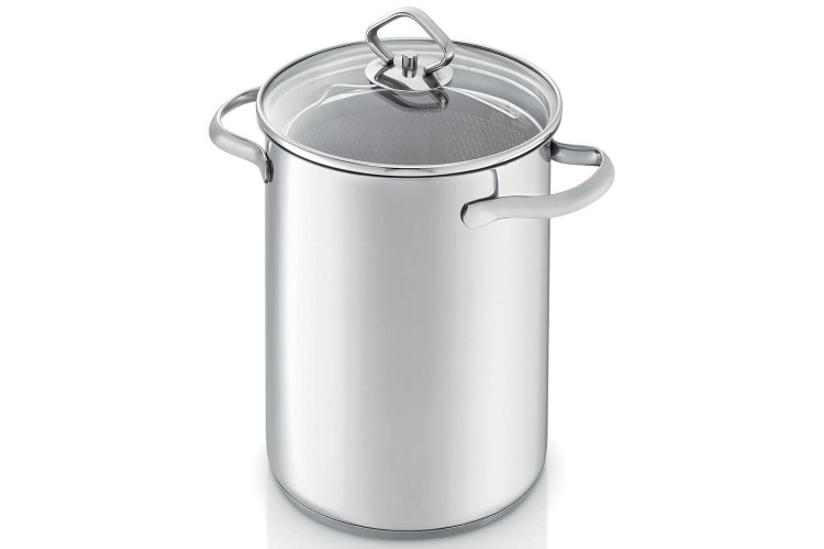 Cuiseur à Asperges SCANPAN Inox 4,5L Avec Panier Et Couvercle Verre | Compatible Induction