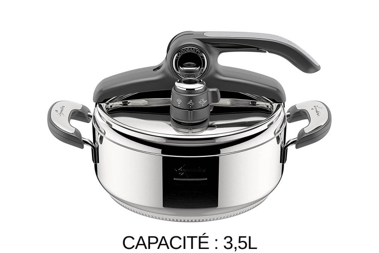 Autocuiseur Lagostina Novia Lagoeasy'up inox 18/10 - fond Lagoplan