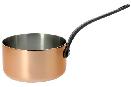 Set de 5 casseroles De Buyer Inocuivre en cuivre avec poignée en fonte