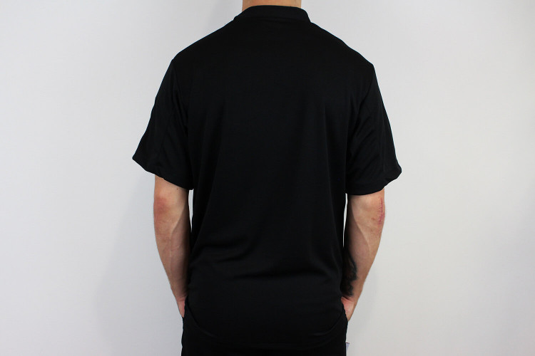 Veste de cuisine manches courtes Egochef Pizzaiolo noire 100 Air Plus
