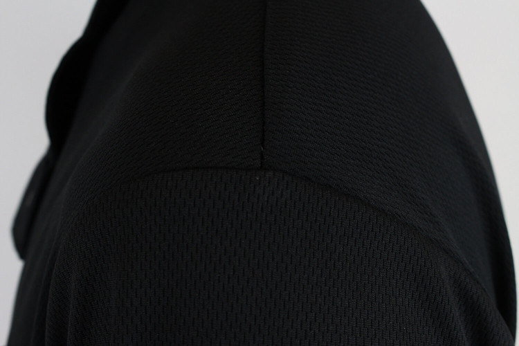 Veste de cuisine manches courtes Egochef Pizzaiolo noire 100 Air Plus