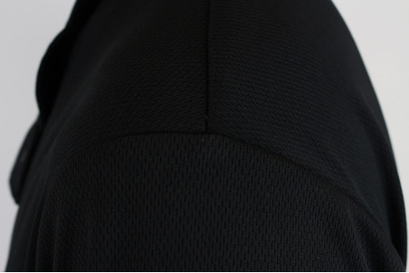 Veste de cuisine manches courtes Egochef Pizzaiolo noire 100 Air Plus