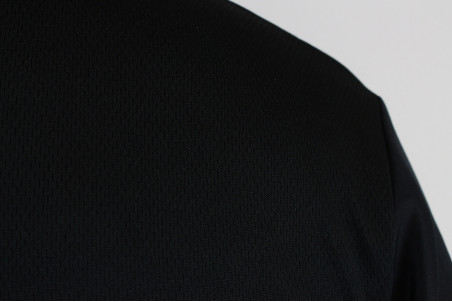 Veste de cuisine manches longues Egochef Ottavio Air Plus noire 100% microfibres