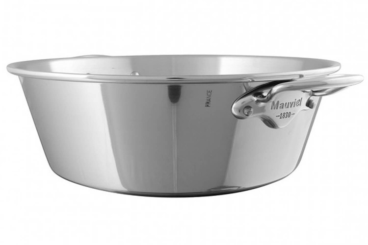 Marmite à confiture en inox Mauviel M'Cook - Compatible tous feux et induction 36cm