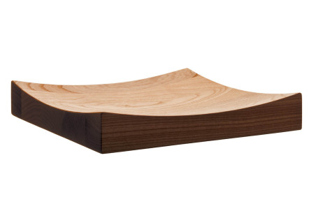 Planche de cuisine pour hachoir Triangle 23x23x4cm - bois de frêne