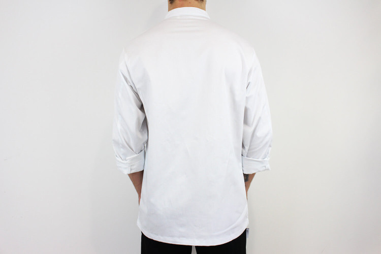 Veste de cuisine manches longues Egochef Rex blanche 100% coton