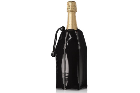 Rafraichisseur à champagne Vacu Vin noir