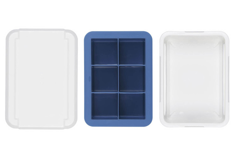 Bac à glaçons OXO XL en silicone avec couvercle