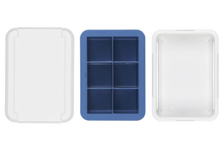 Bac à glaçons OXO XL en silicone avec couvercle