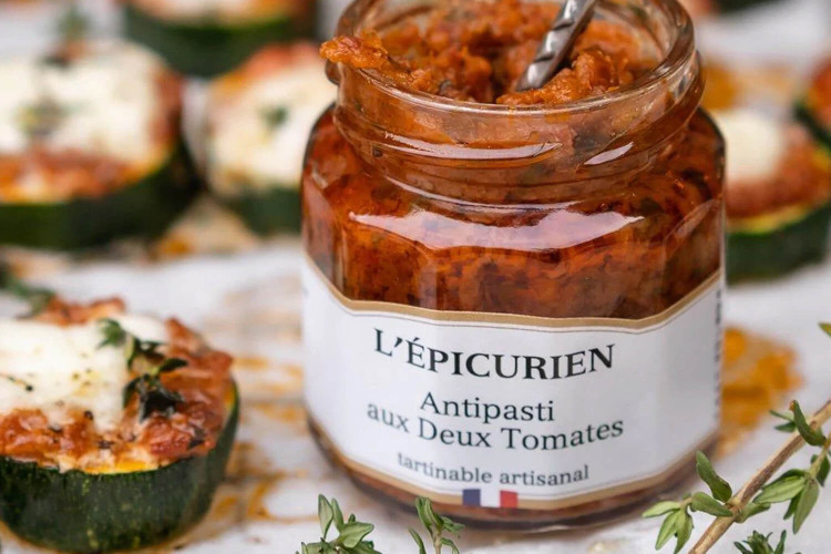 Antipasti aux Deux Tomates L'Épicurien 100g - Fabriqué en France