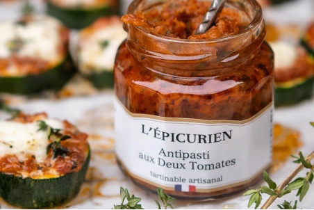Antipasti aux Deux Tomates L'Épicurien 100g - Fabriqué en France