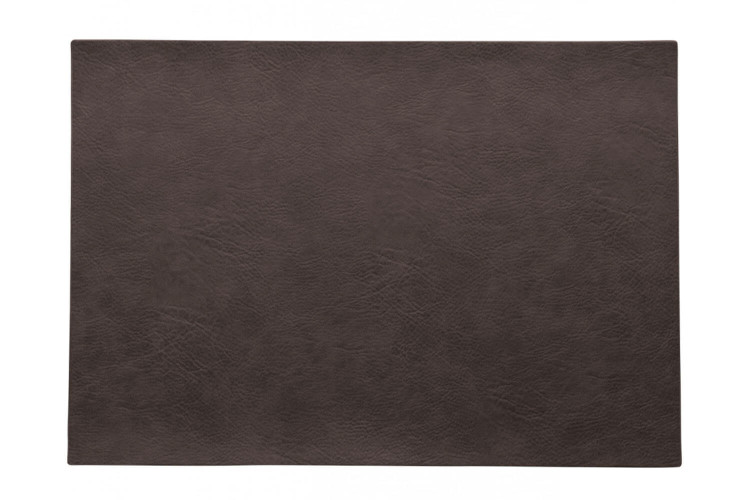 Set de table en cuir végétal Asa Selection - Coloris : noir café
