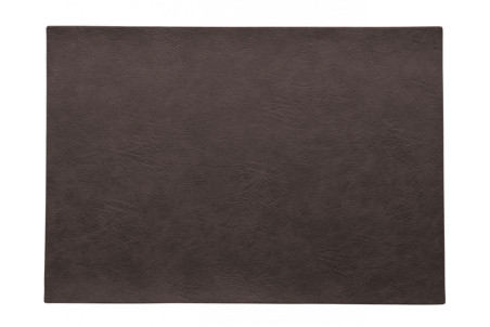 Set de table en cuir végétal Asa Selection - Coloris : noir café