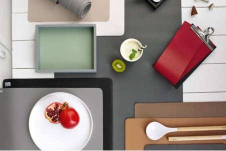 Set de table Asa Selection - Coloris : gris clair 46x33cm