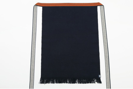 Tablier japonais Anything Maekake bleu marine - 67x47cm