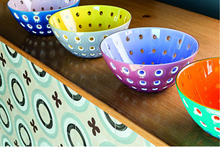 Saladier design Guzzini Le Murrine - Coloris : Multicolore