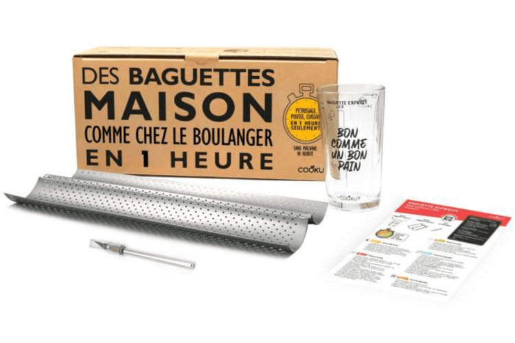 Coffret baguette Cookut 4 pièces - Pain maison express