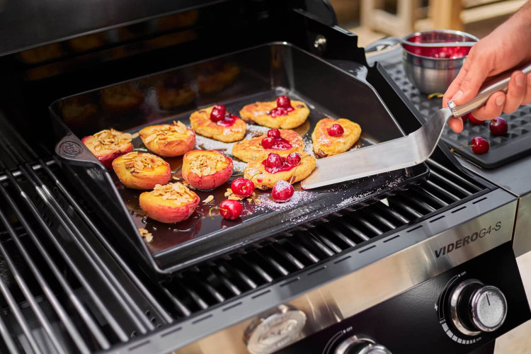 Spatule pour plancha étroite Rösle en acier inoxydable 18/10