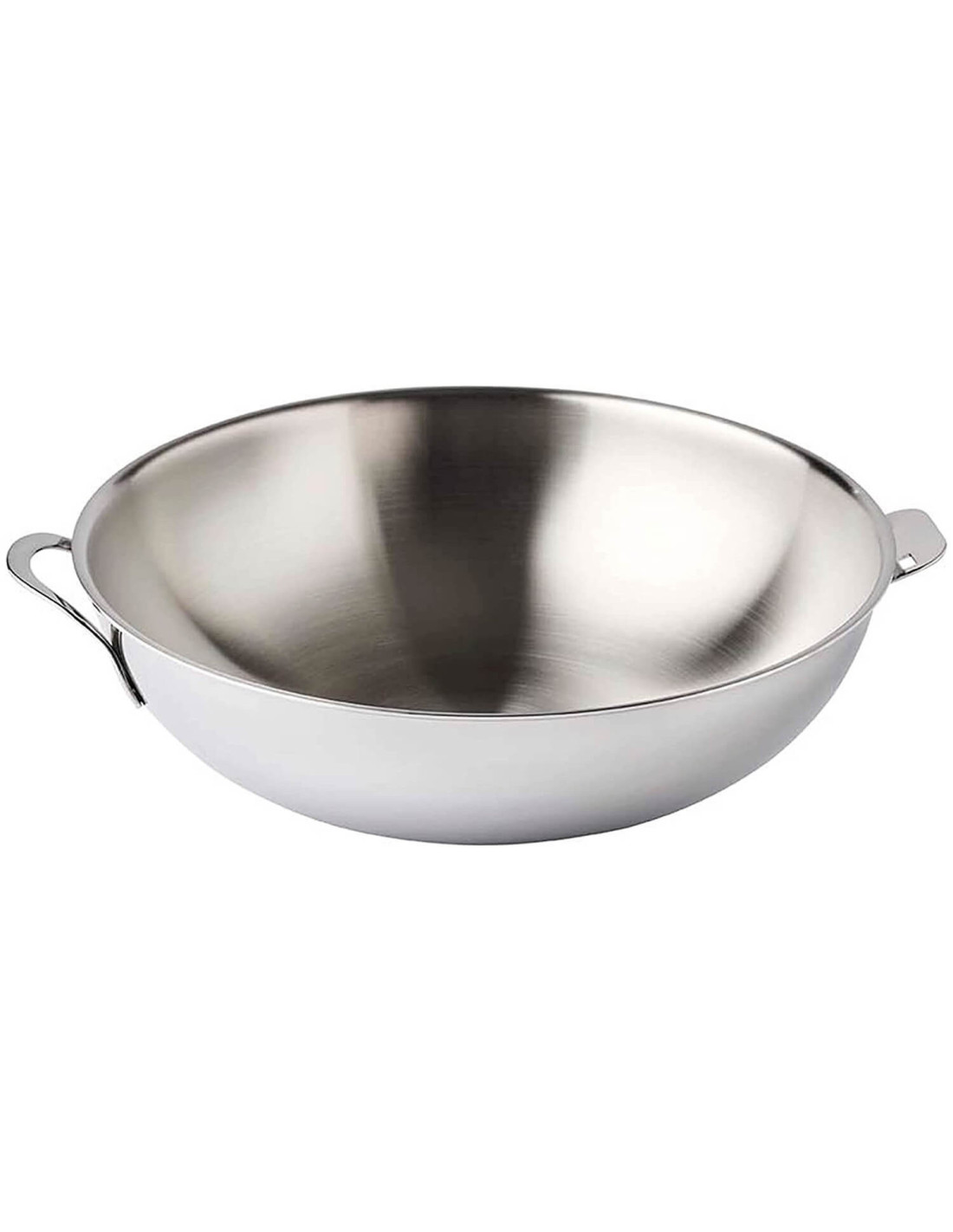 Mastrad O'Wok Panier Vapeur + Couvercle Pour Wok 32 Cm - Cuisson Saine Et Rapide - Inox - Lavable Lave-vaisselle