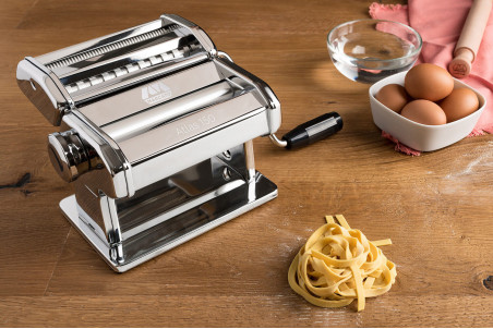 Machine à pâtes manuelle Marcato Atlas 150 Classique - modèle acier chromé