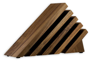 Bloc couteaux vide en bois d'acacia Messermeister Next Level - Supports aimantés