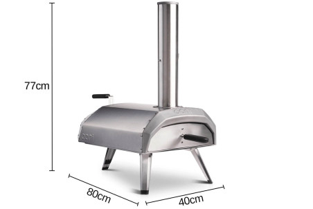 Four à pizza Ooni Karu 12 - 2 modes de cuisson : charbon de bois et gaz