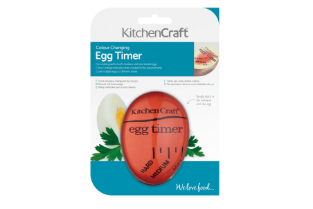 Minuteur de cuisine pour œufs KitchenCraft - Système thermochromique