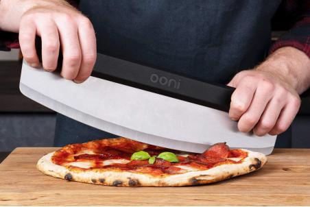 Coupe-pizza Ooni 35cm lame demi-lune en acier inox