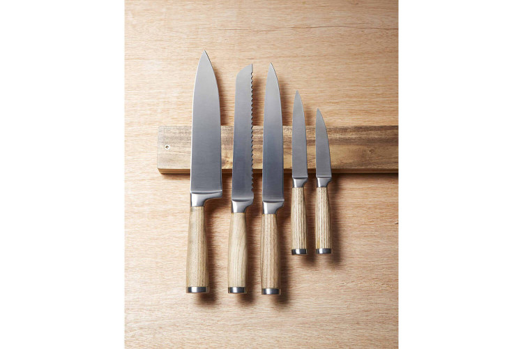 Barre aimantée pour couteaux Natural Elements en bois d'acacia naturel