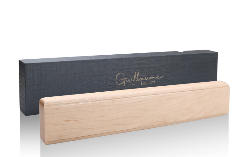 Barre aimantée pour couteaux Guillaume Léonard en bois d'érable