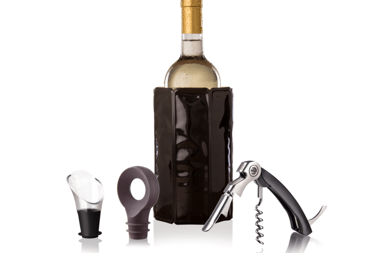 Coffret d'accessoires vin Vacu Vin Classique - 4 pièces