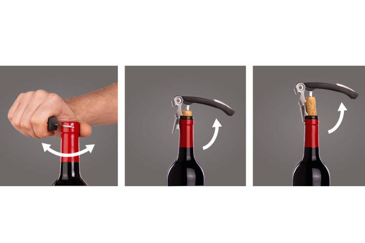Coffret d'accessoires vin Vacu Vin Classique - 4 pièces