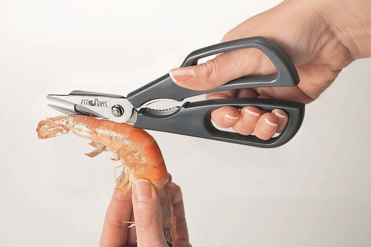 Ciseaux inox pour crustacés MoHA! Scampo démontables inox et ABS