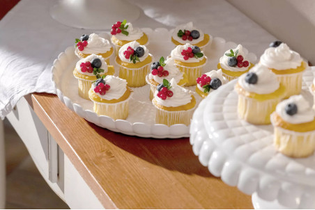 Présentoir à gâteau transparent Guzzini Tiffany avec cloche - Ø36cm