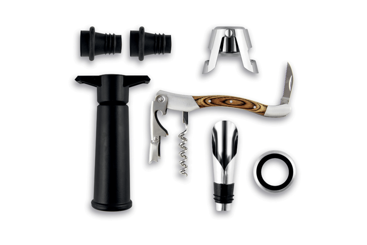 Coffret sommelier Legnoart Memorabile - Kit 7 pièces
