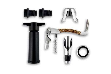 Coffret sommelier Legnoart Memorabile - Kit 7 pièces