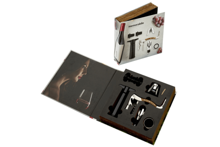 Coffret sommelier Legnoart Memorabile - Kit 7 pièces