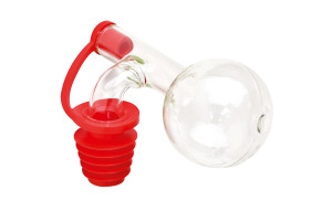 Bouchon doseur 2cl en verre borosilicate - Lot de 2 pièces