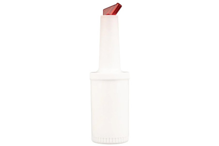 Bouteille verseuse en polypropylène avec bec verseur - 1L