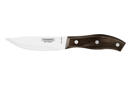Lot de 12 couteaux à steak Tramontina Jumbo manche polywood - lame 13cm