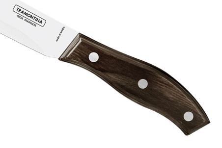 Lot de 12 couteaux à steak Tramontina Jumbo manche polywood - lame 13cm