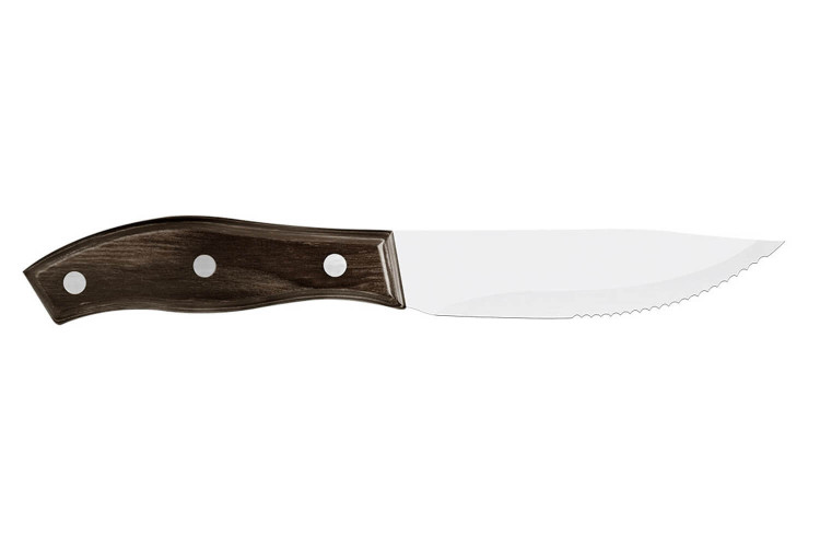 Lot de 12 couteaux à steak Tramontina Jumbo manche polywood - lame 13cm