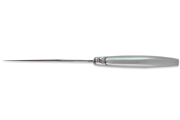 Coffret Laguiole en Aubrac - 6 couteaux de table tout inox manche brillant