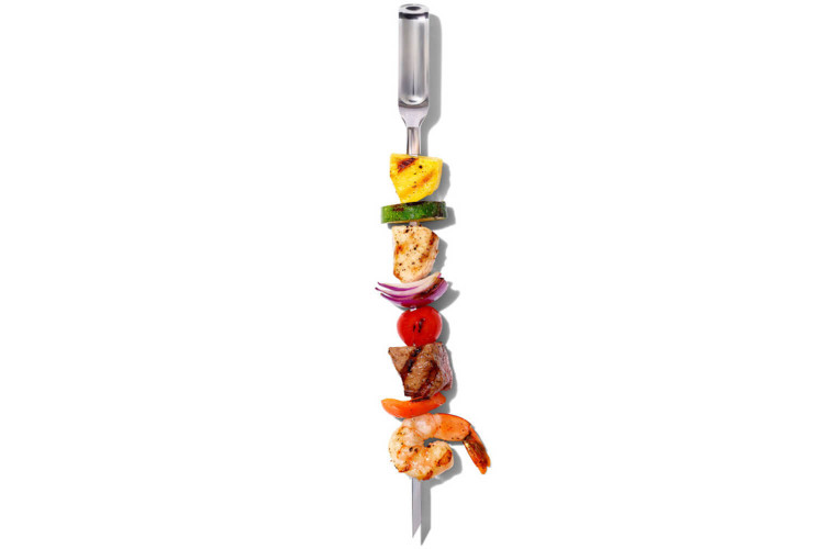 Set de 6 pics à brochettes OXO en acier inox réutilisables